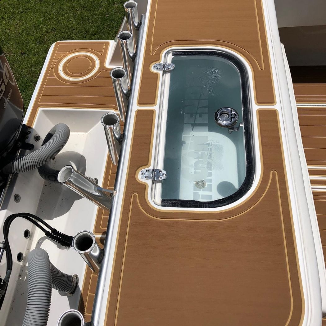 Contender 25T SeaDek Flooring Installation