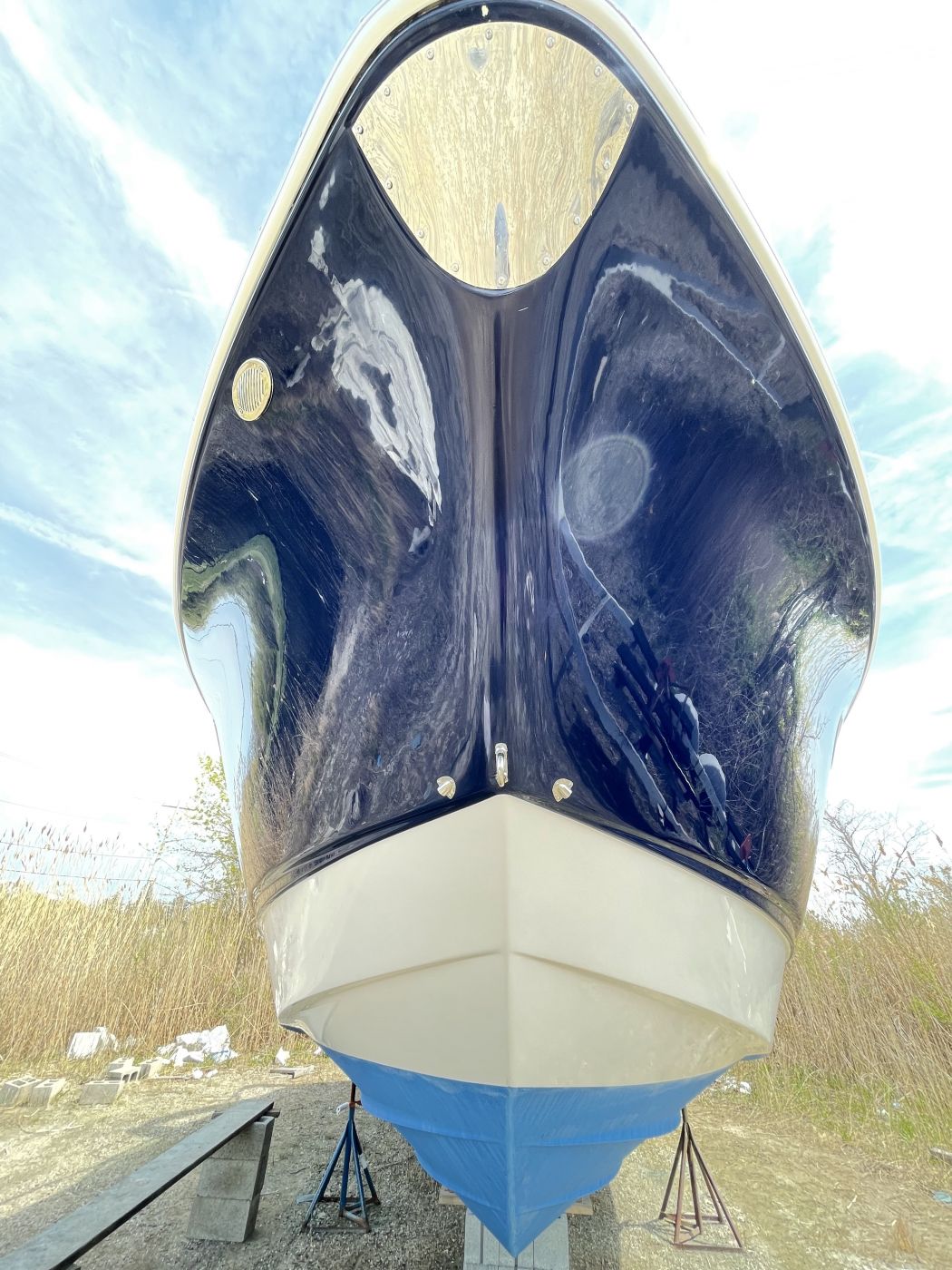 Wet Sanding of 35' Chaparral