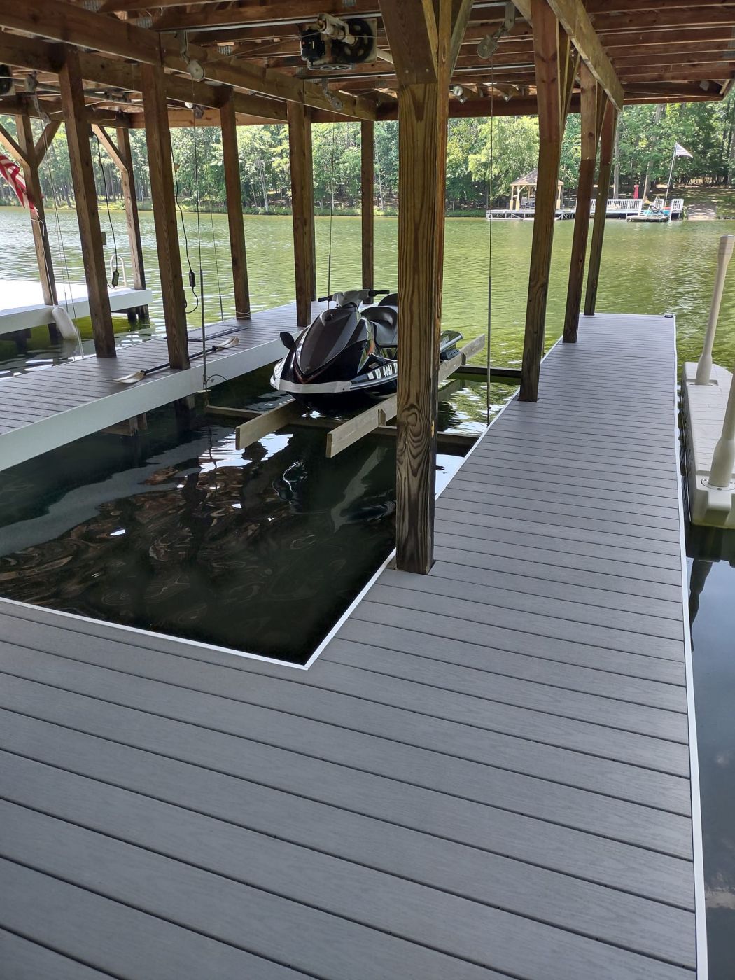 Lake Anna Boat Dock With Wolf Decking