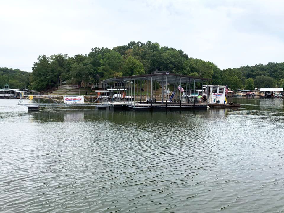 Simple 2 Slip Boat Dock