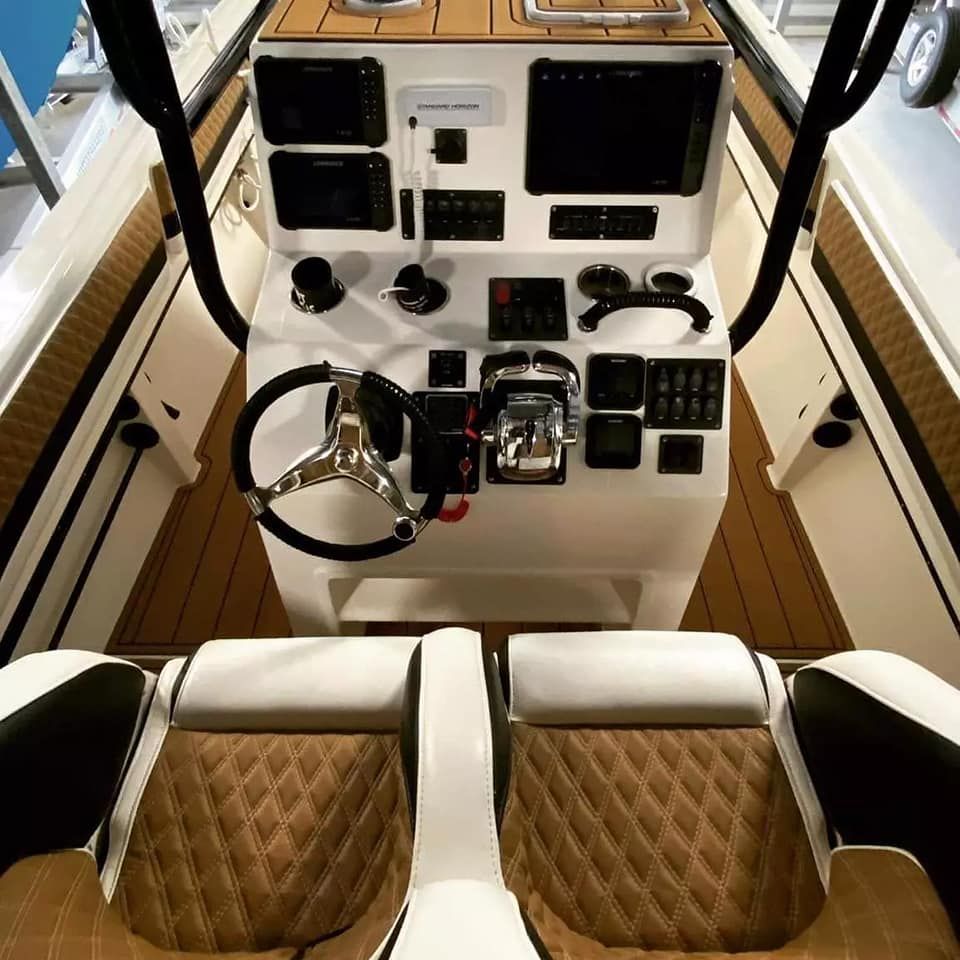Fountain Center Console SeaDek Installers