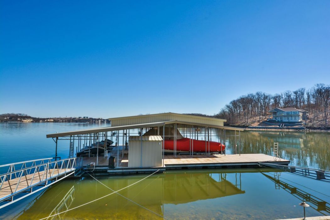 2 Slip Boat Dock With 4 PWC Slips
