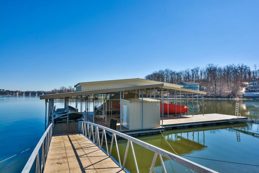2 Slip Boat Dock With 4 PWC Slips