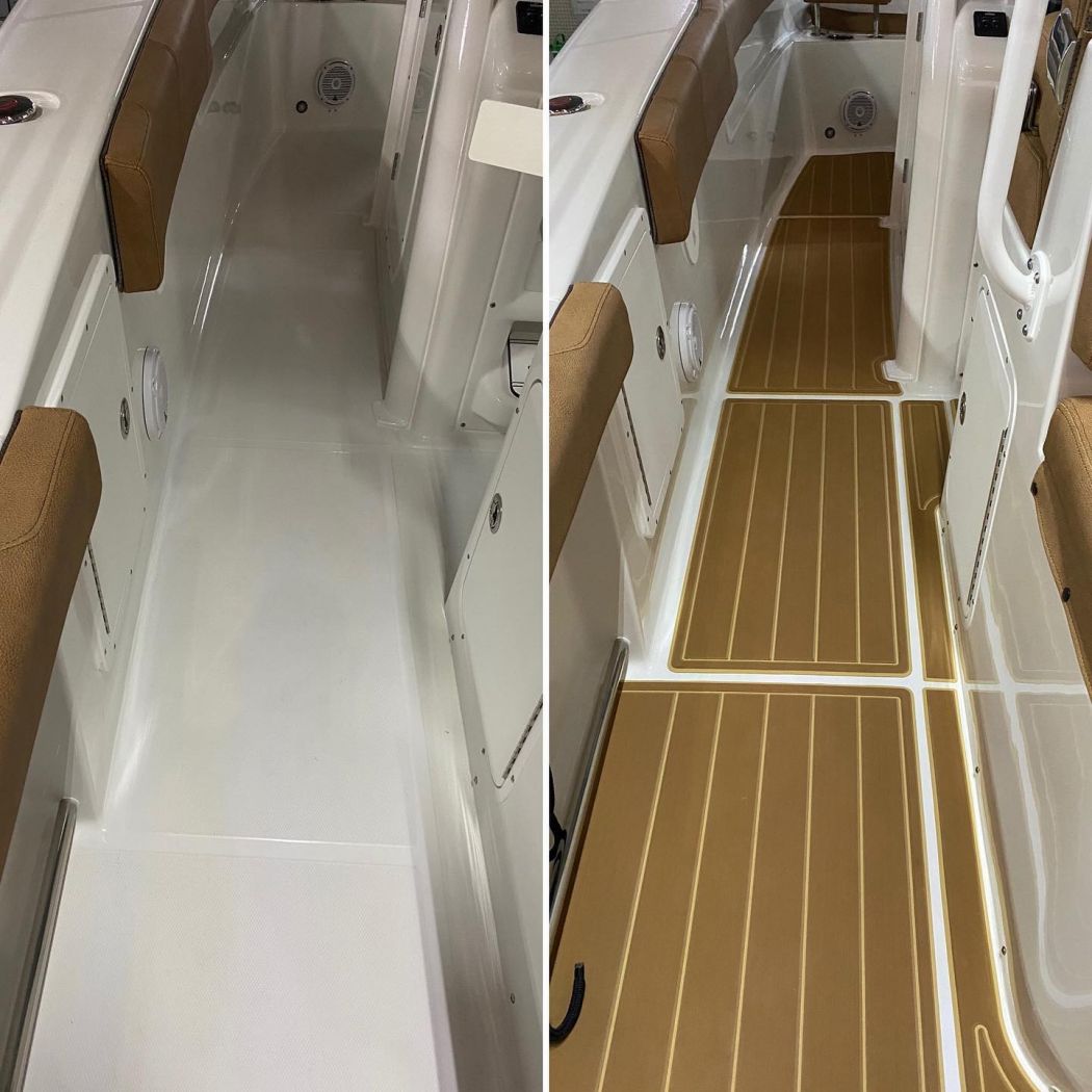 Sea Hunt Center Console SeaDek Flooring