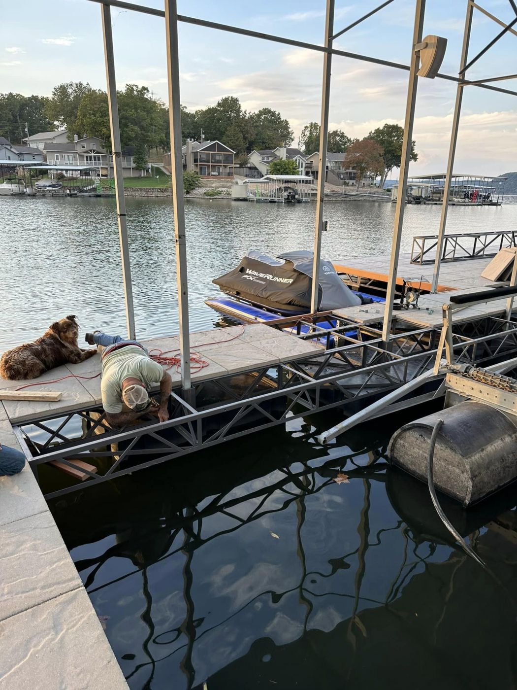 Boat Slip Fill Lake of the Ozarks