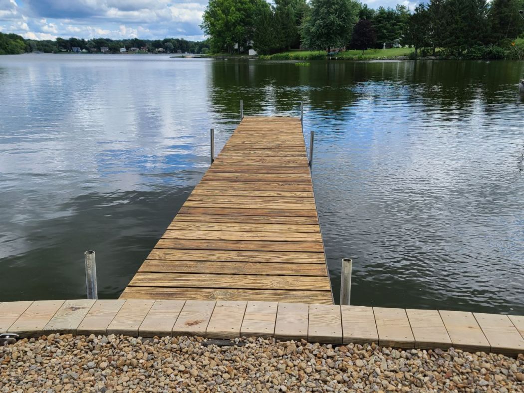 North Reservoir Seawall and Steel Frame Floating Dock
