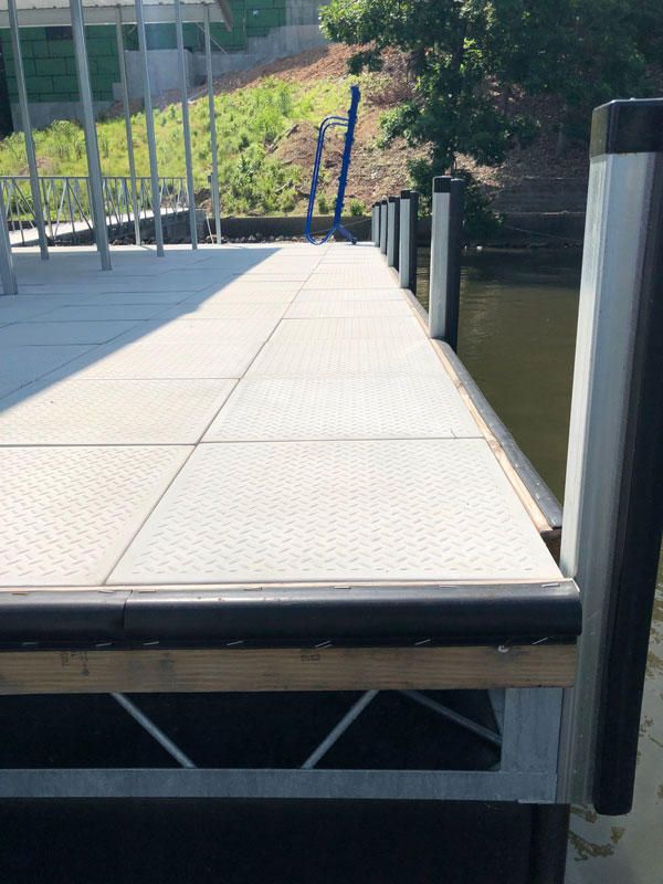 Concrete Dock Pads
