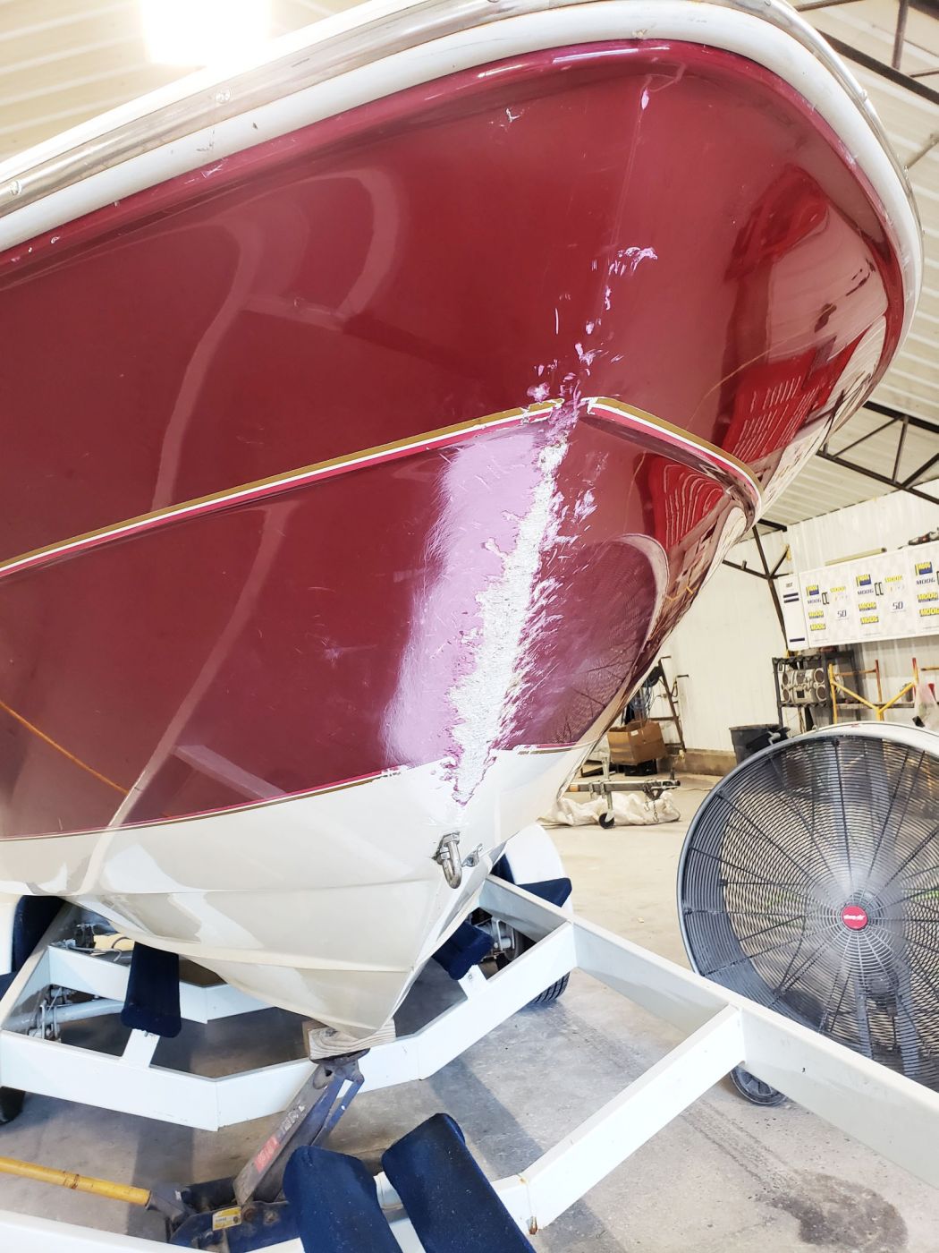 Sea Ray 240 Fiberglass Repair