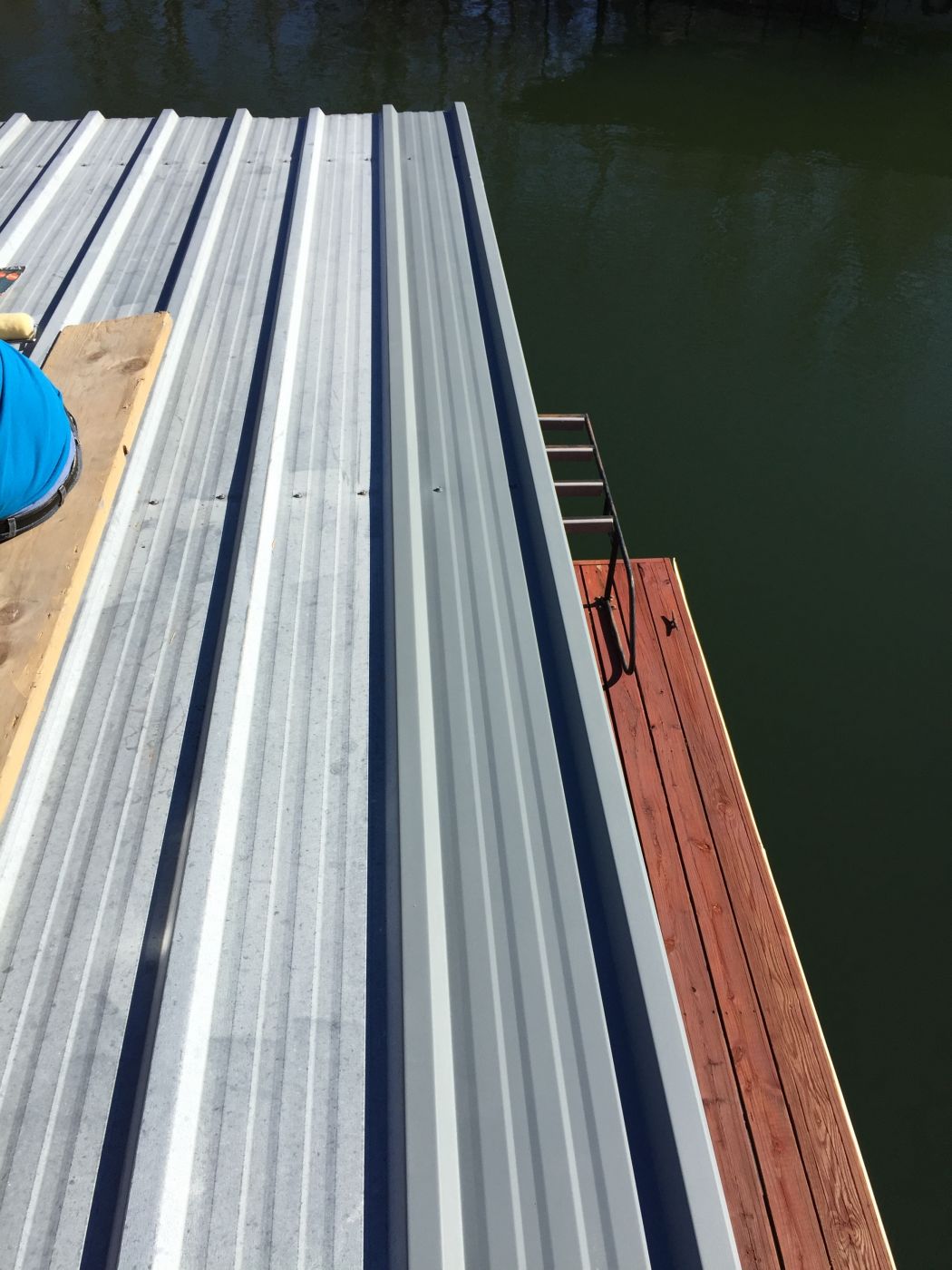 Boat Dock Roof Painting