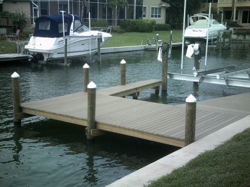 Wood Dock & Seawall