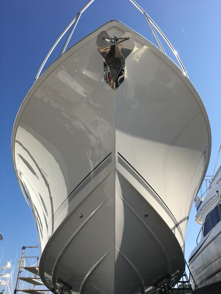 Jupiter Sportfish Boat Oxidation Removal