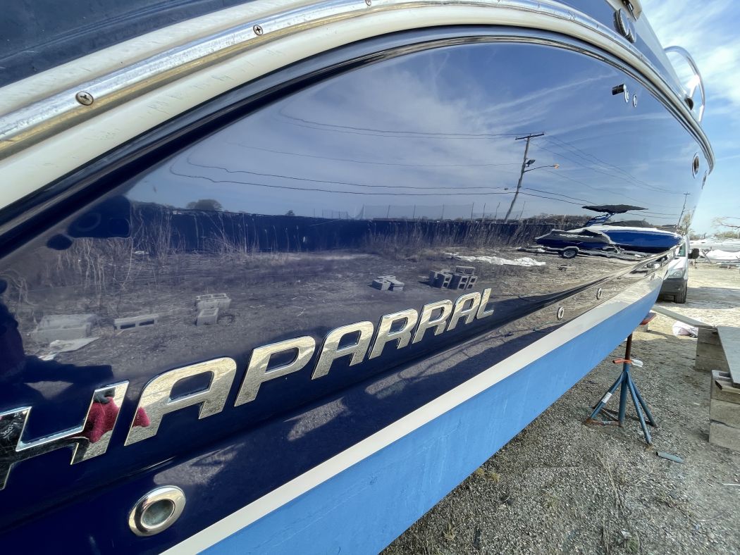 Wet Sanding of 35' Chaparral