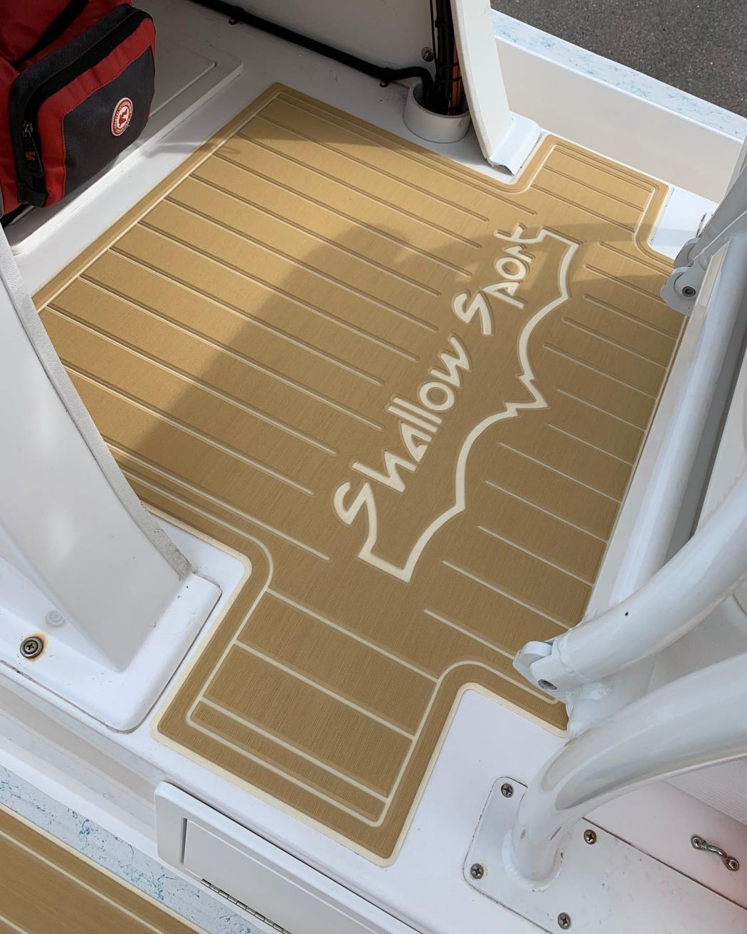 Shallow Sport Boat SeaDek Installation