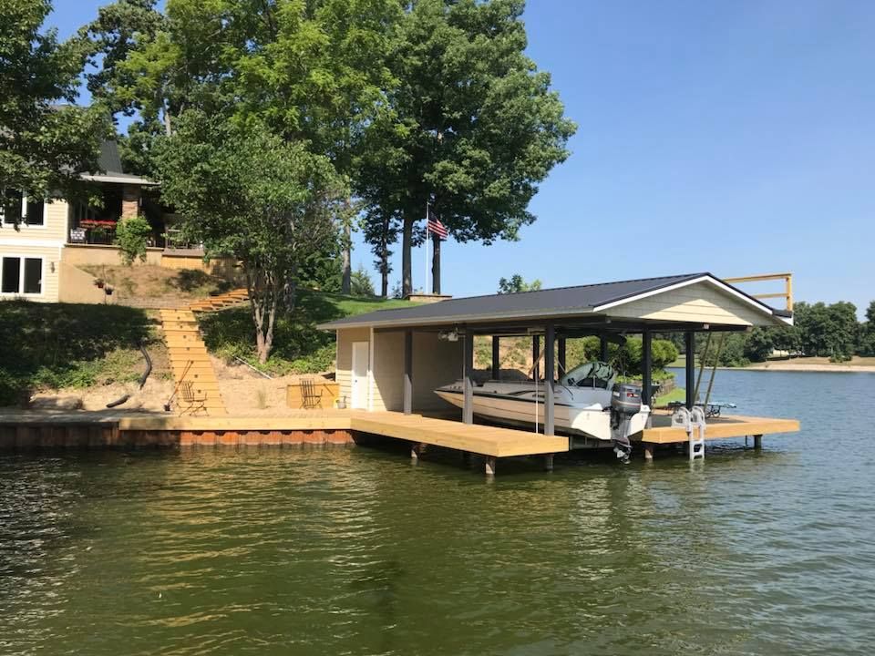 Single Slip Permanent Dock