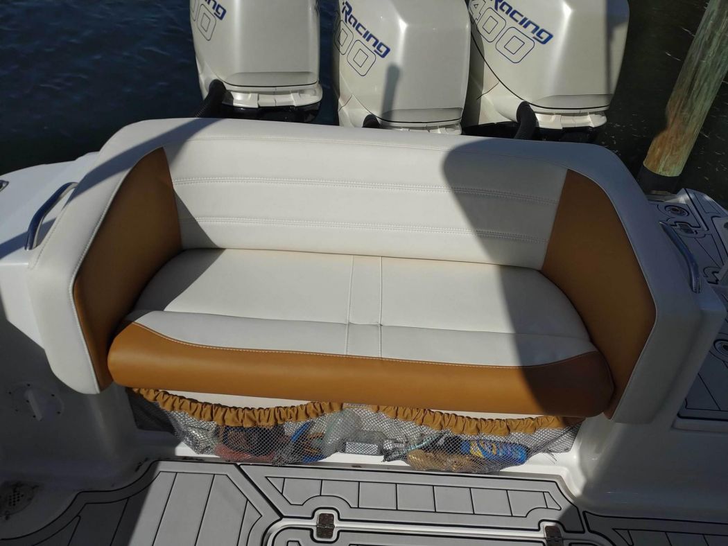 Nor-Tech Center Console Custom Upholstery