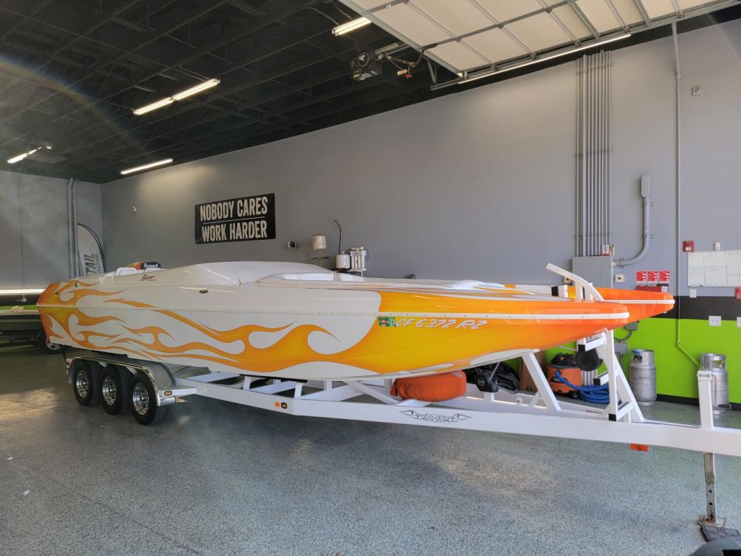 29' Force Marine Boat Detailing