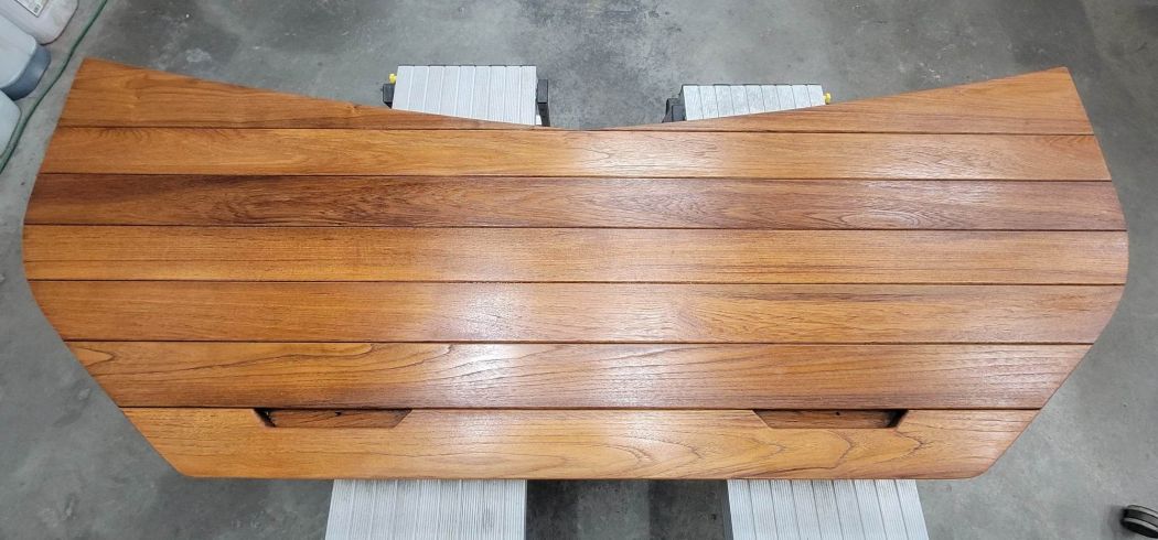 Teak Swim Deck Restoration