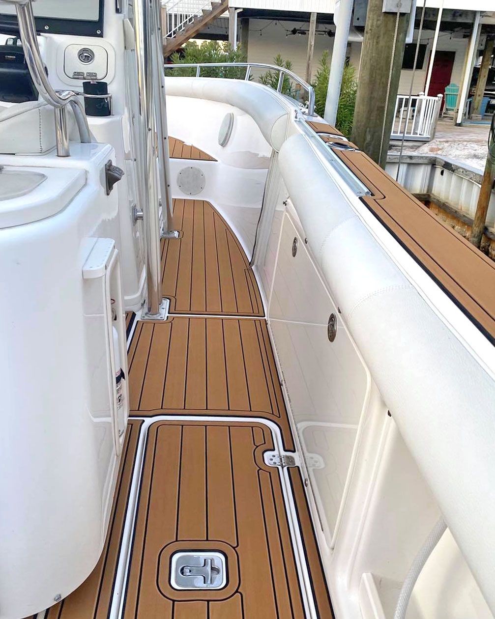 Century Center Console SeaDek Installation