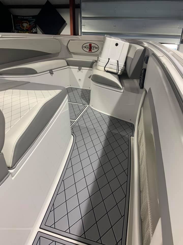 Cigarette Center Console SeaDek Installation