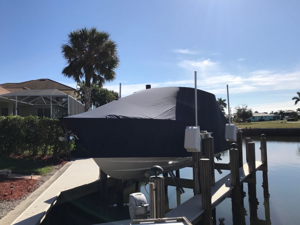 Grady White Dual Console Full Boat Cover