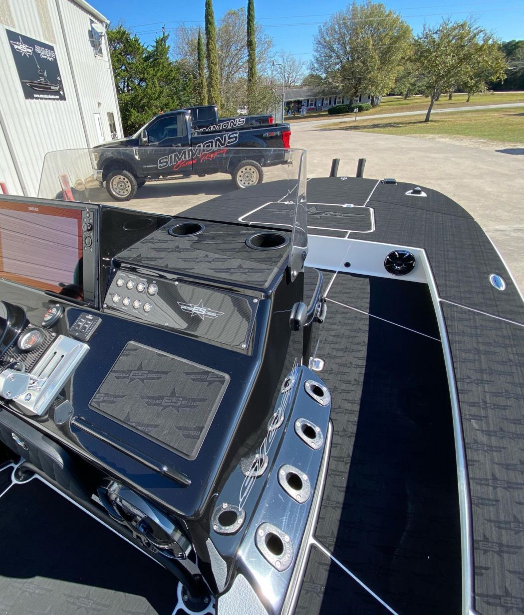 ES Custom Simmons SeaDek Installation