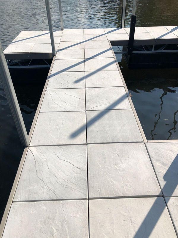 Concrete Dock Pads