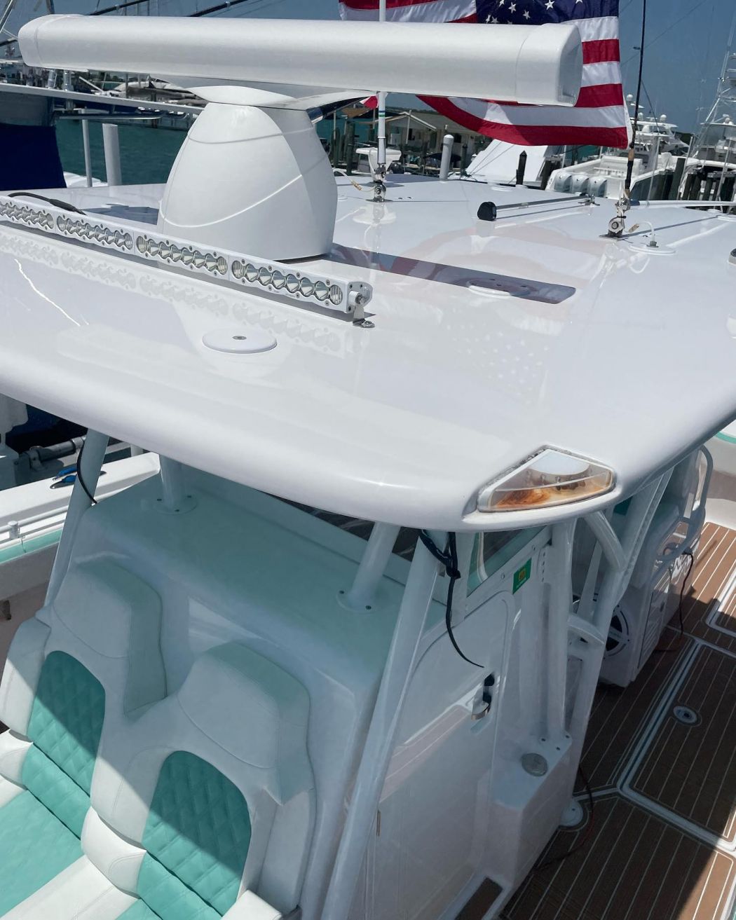 34' SeaHunter Center Console Marine Ceramic Coating