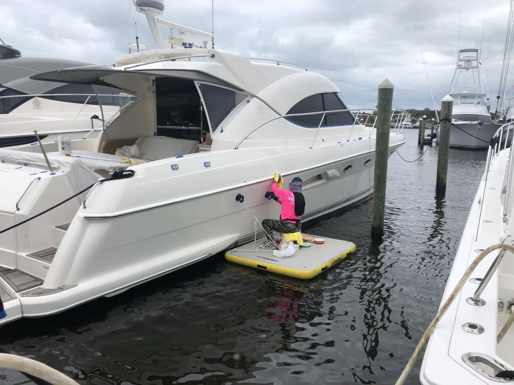 Boat Waxing Treasure Coast