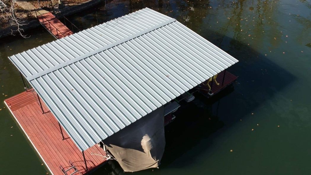 Boat Dock Roof Painting