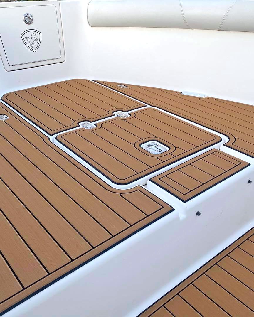 Century Center Console SeaDek Installation