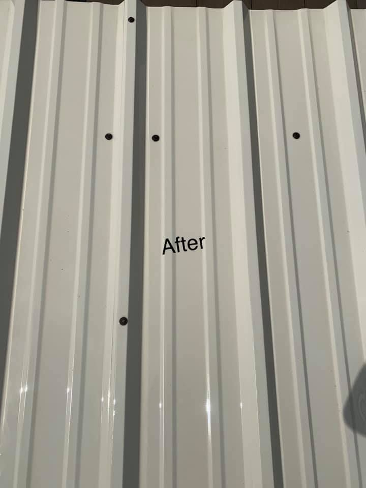 Boat Dock Roof Pressure Washing