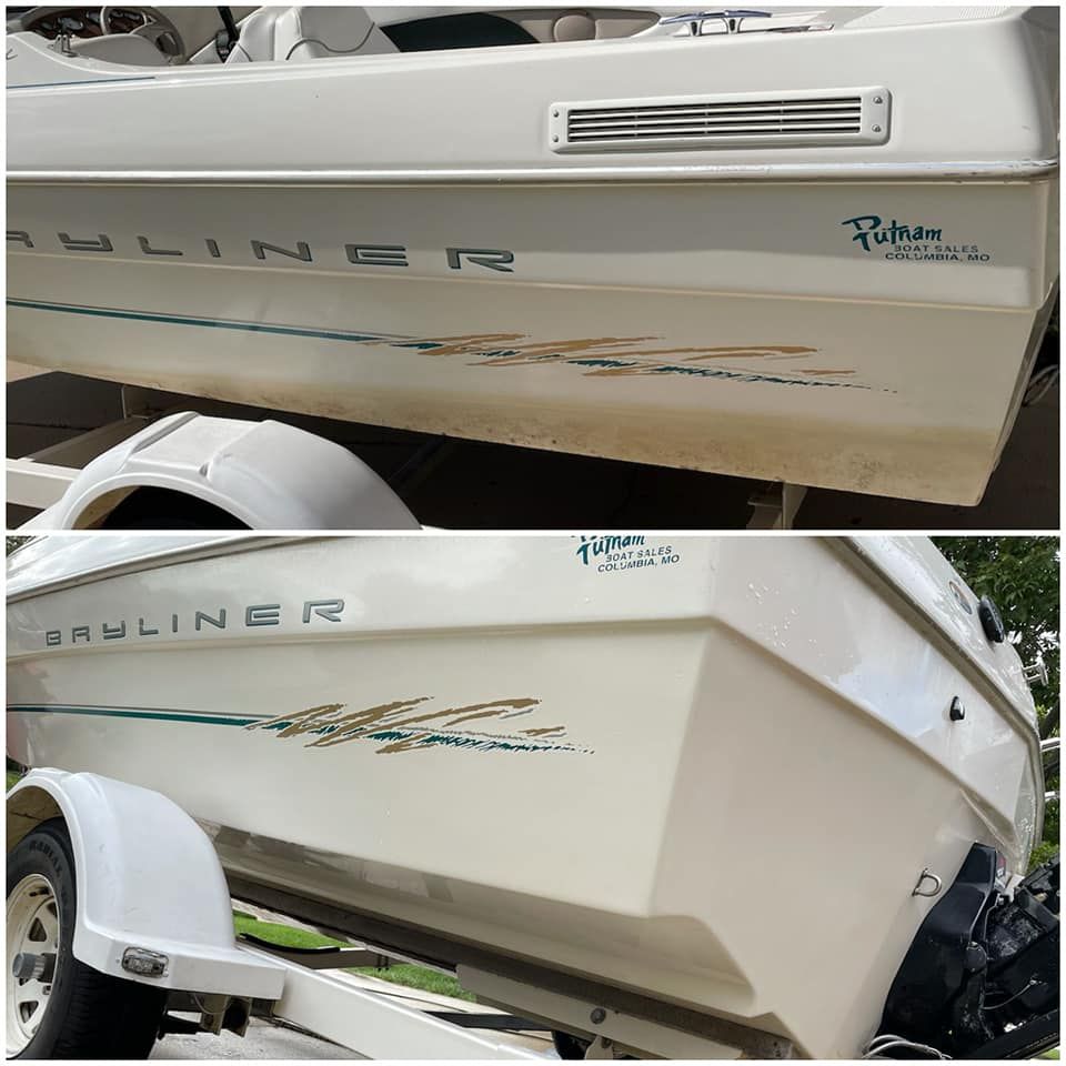 Bayliner- Hull Scum Removal
