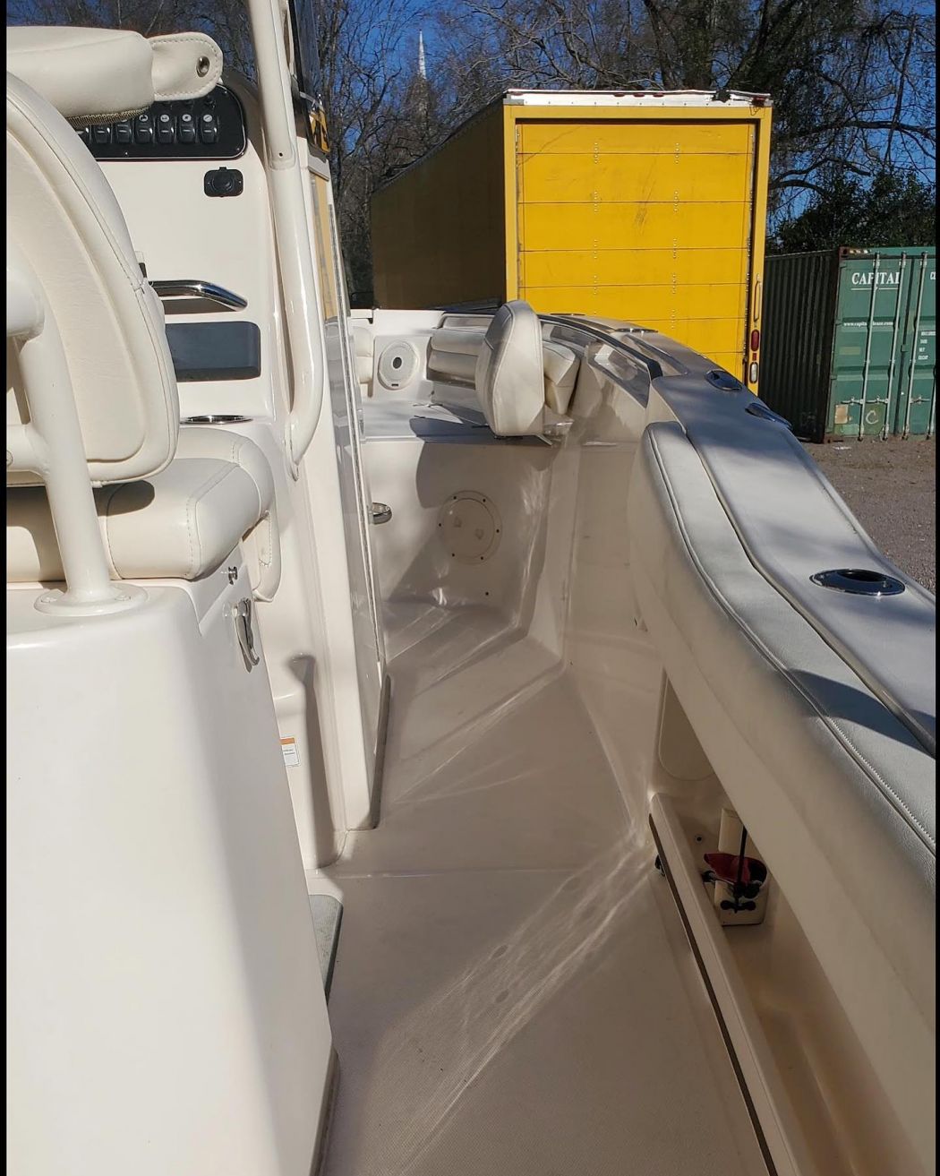 Boat Cleaning Grady White Fisherman 216