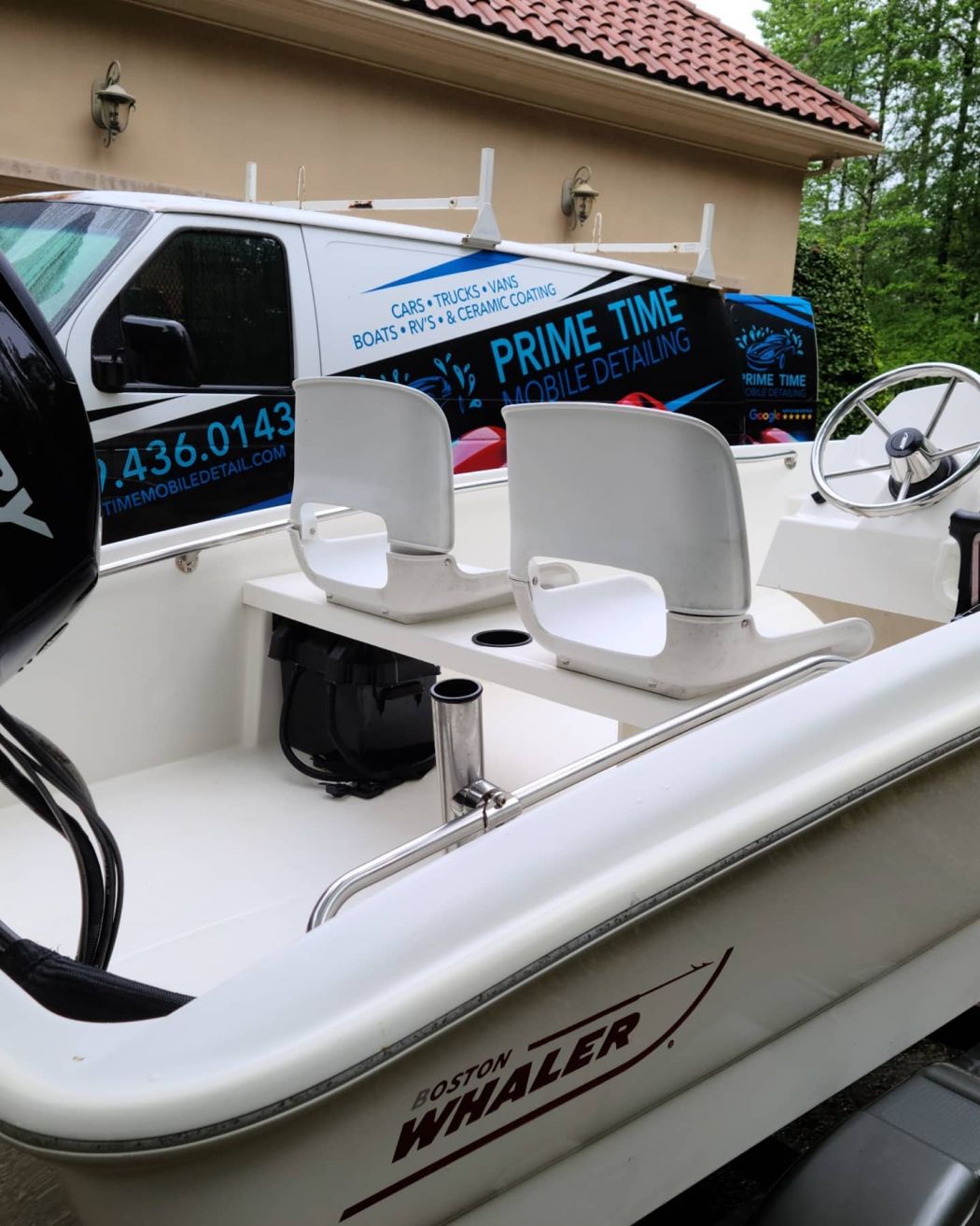 Boston Whaler Boat Detailing