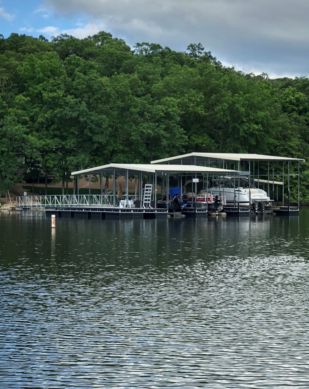 Boat Dock with 90' Ramp