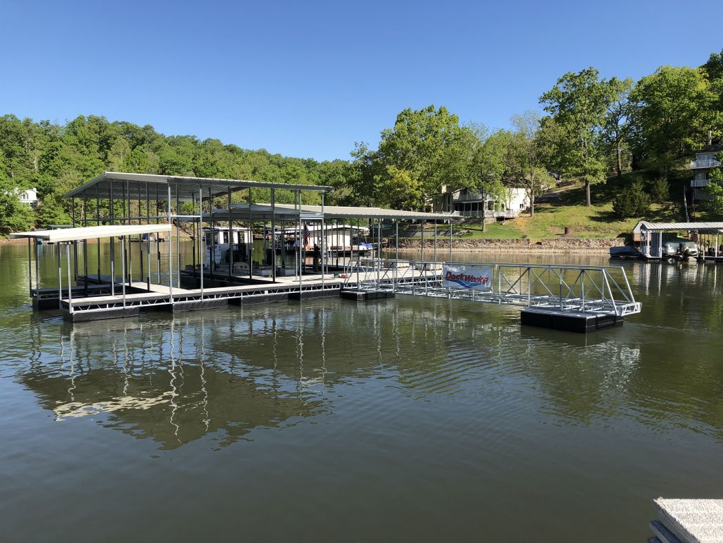 Boat Dock with 90' Ramp