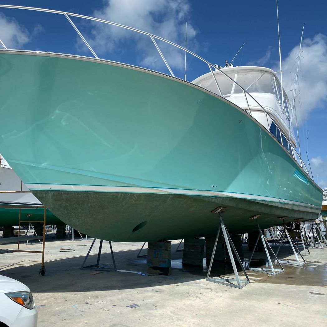 56 Viking Sportfish Yacht Polish And Wax