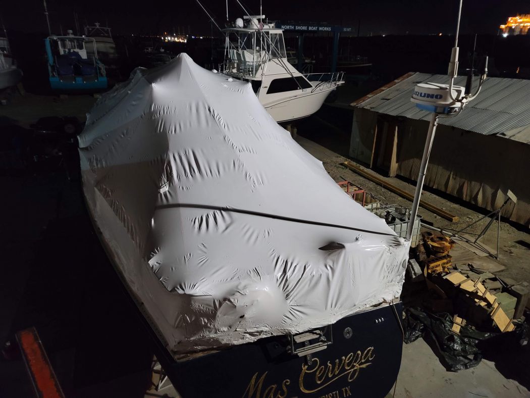 J Boats J/46 Restoration Shrink Wrap