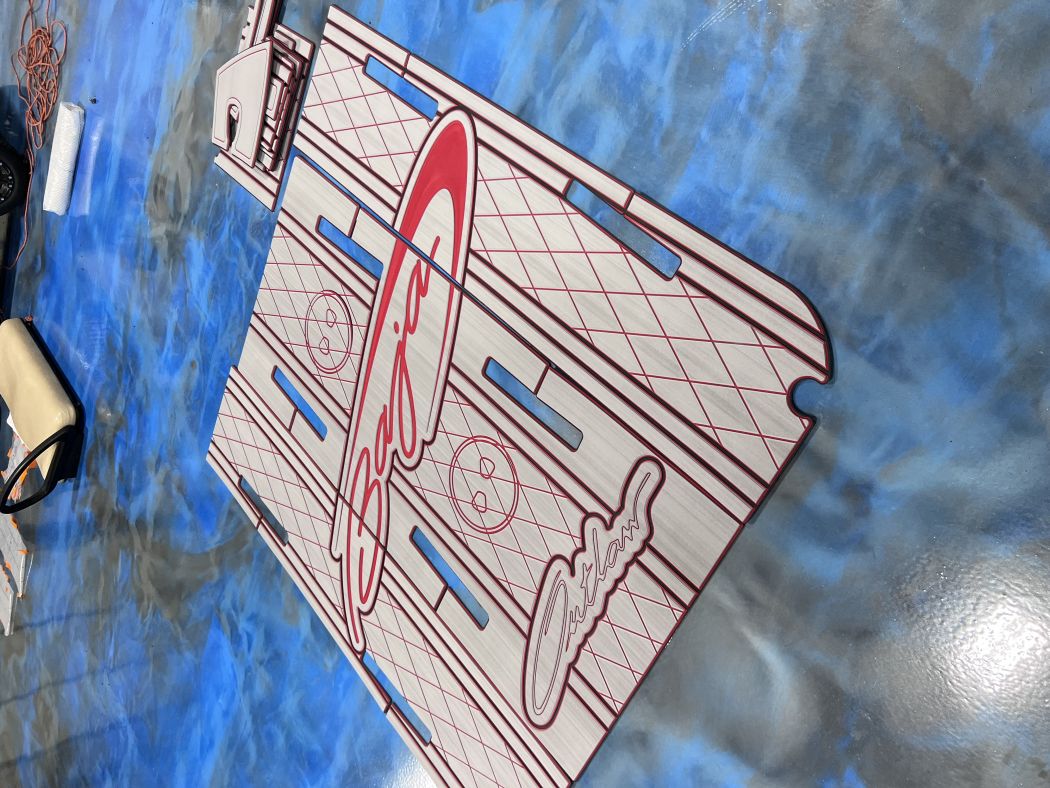 2001 Baja 33 Marine Flooring