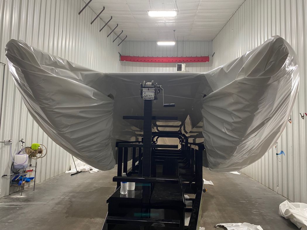 Skater Catamaran Shrink Wrap for Transport