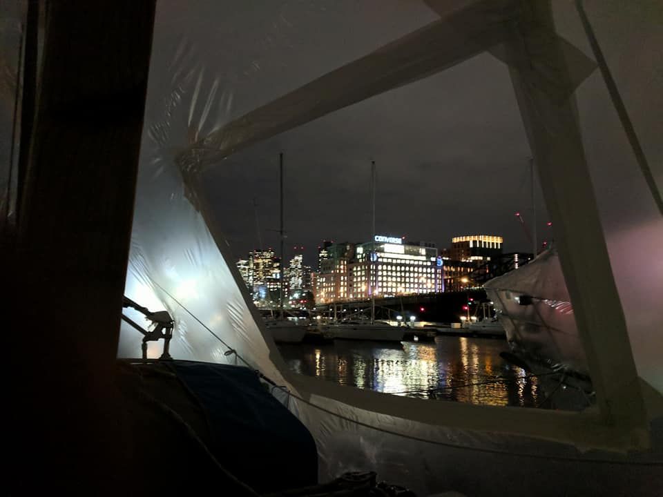 Boat Shrink Wrap Boston Harbor