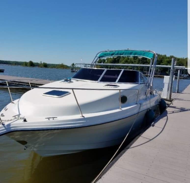 27` Rinker Boat Windshield Tinting