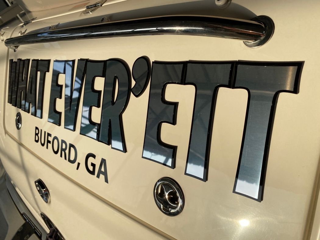 Backlit Boat Names