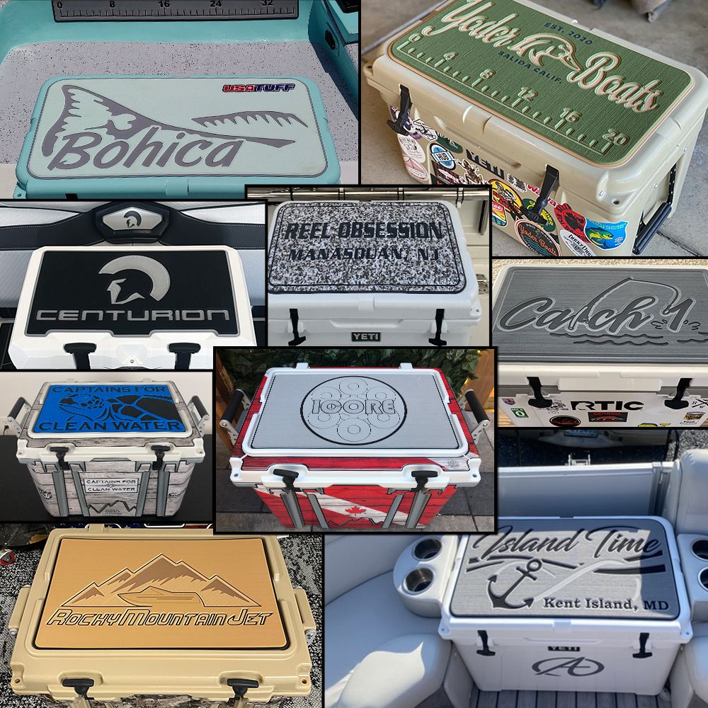 SeaDek Cooler Pad Tops / Customize Logo