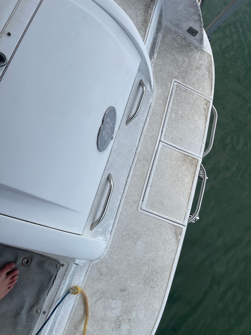 Before And After Boat Cleaning Lake of the Ozarks