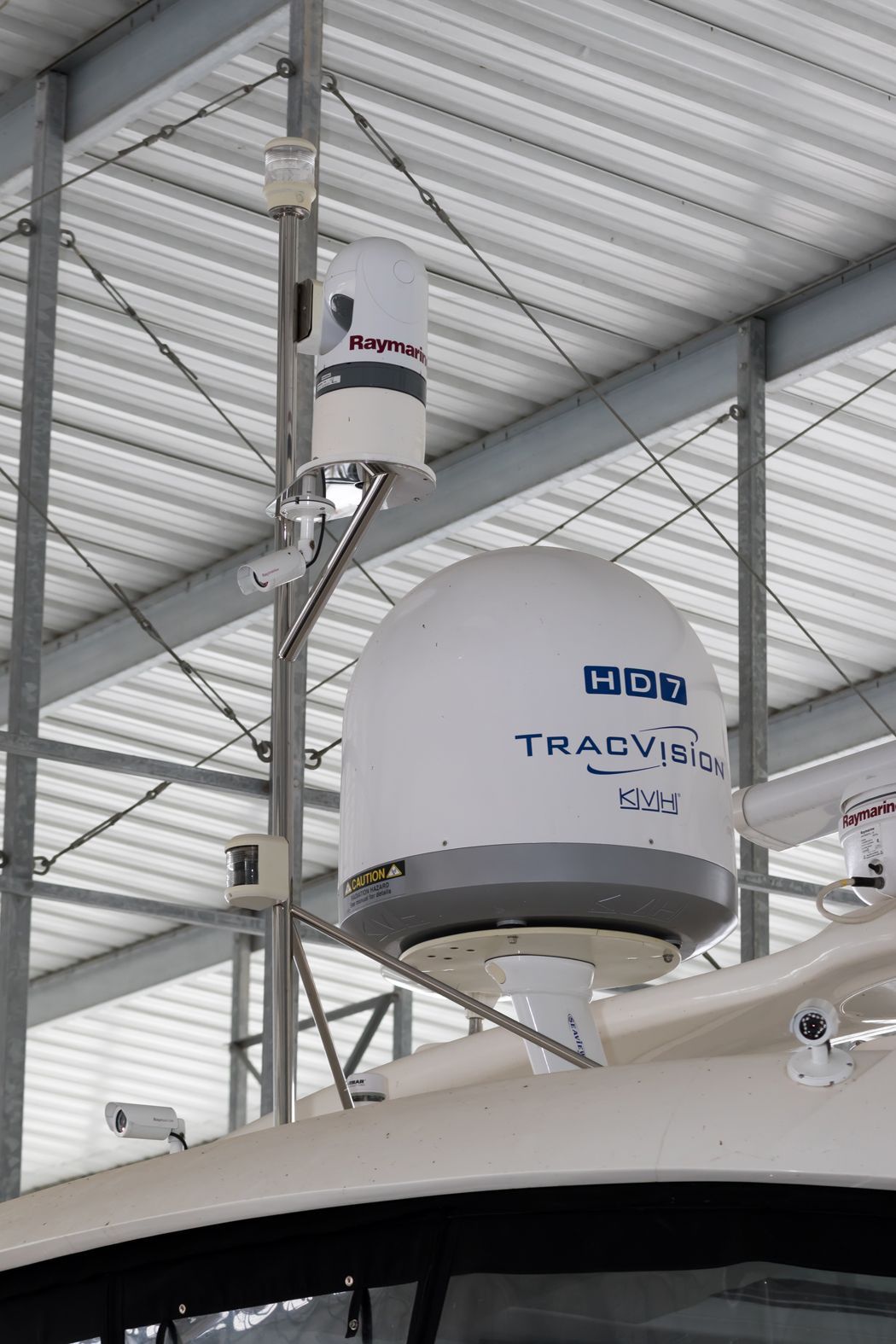 Sea Ray With TracVision, FLIR, And Docking Cameras