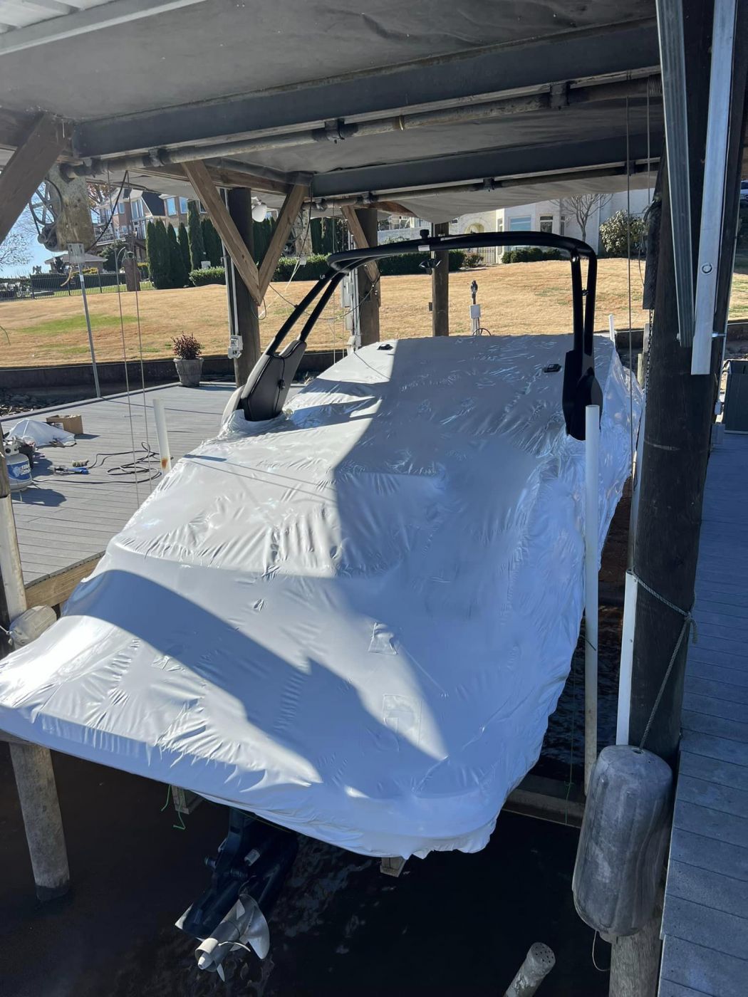 Boat Shrink Wrap Knoxville