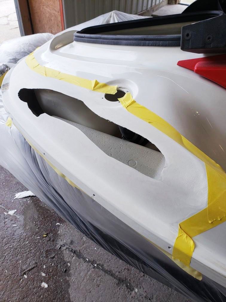 2009 Kawasaki Jet Ski Fiberglass Repair