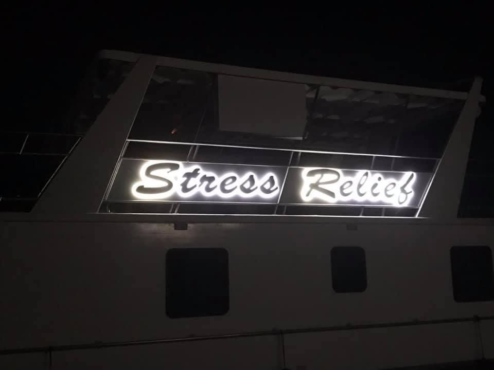 Backlit Boat Name Miami FL