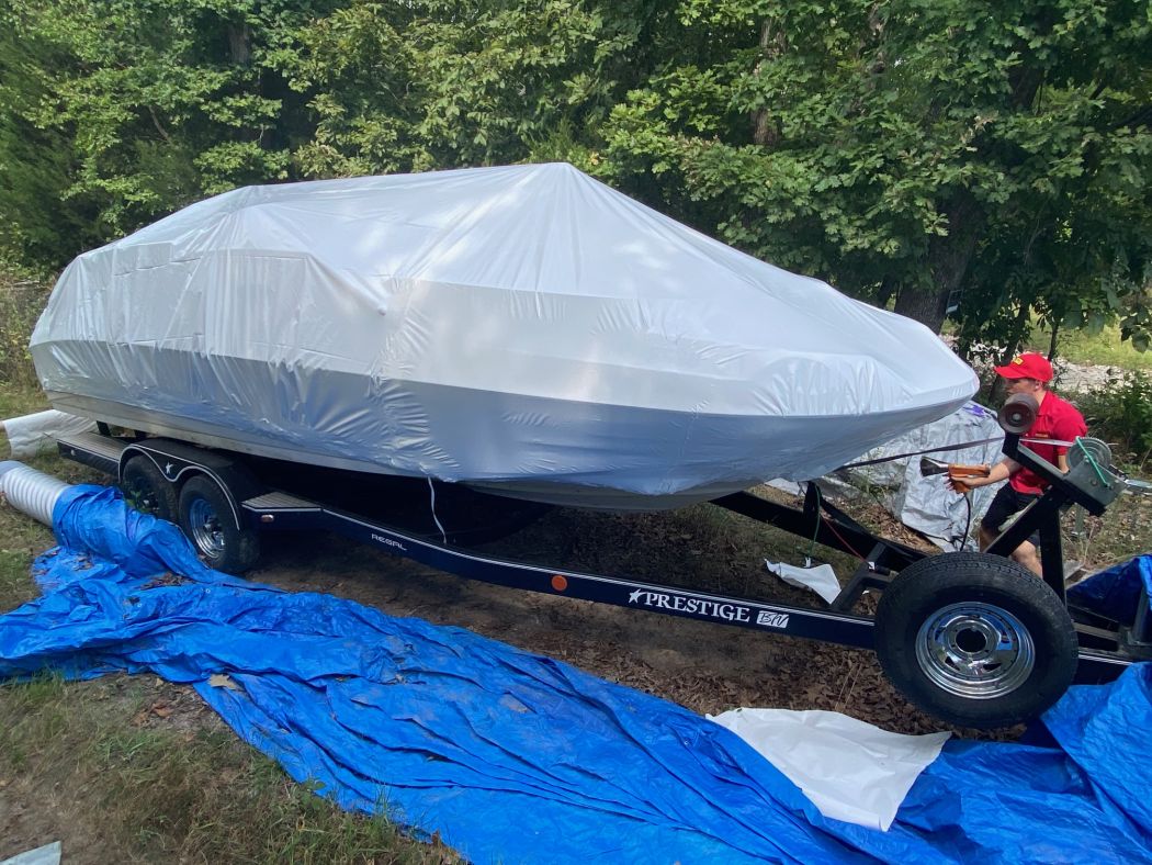Shrink Wrap for Deck Boat